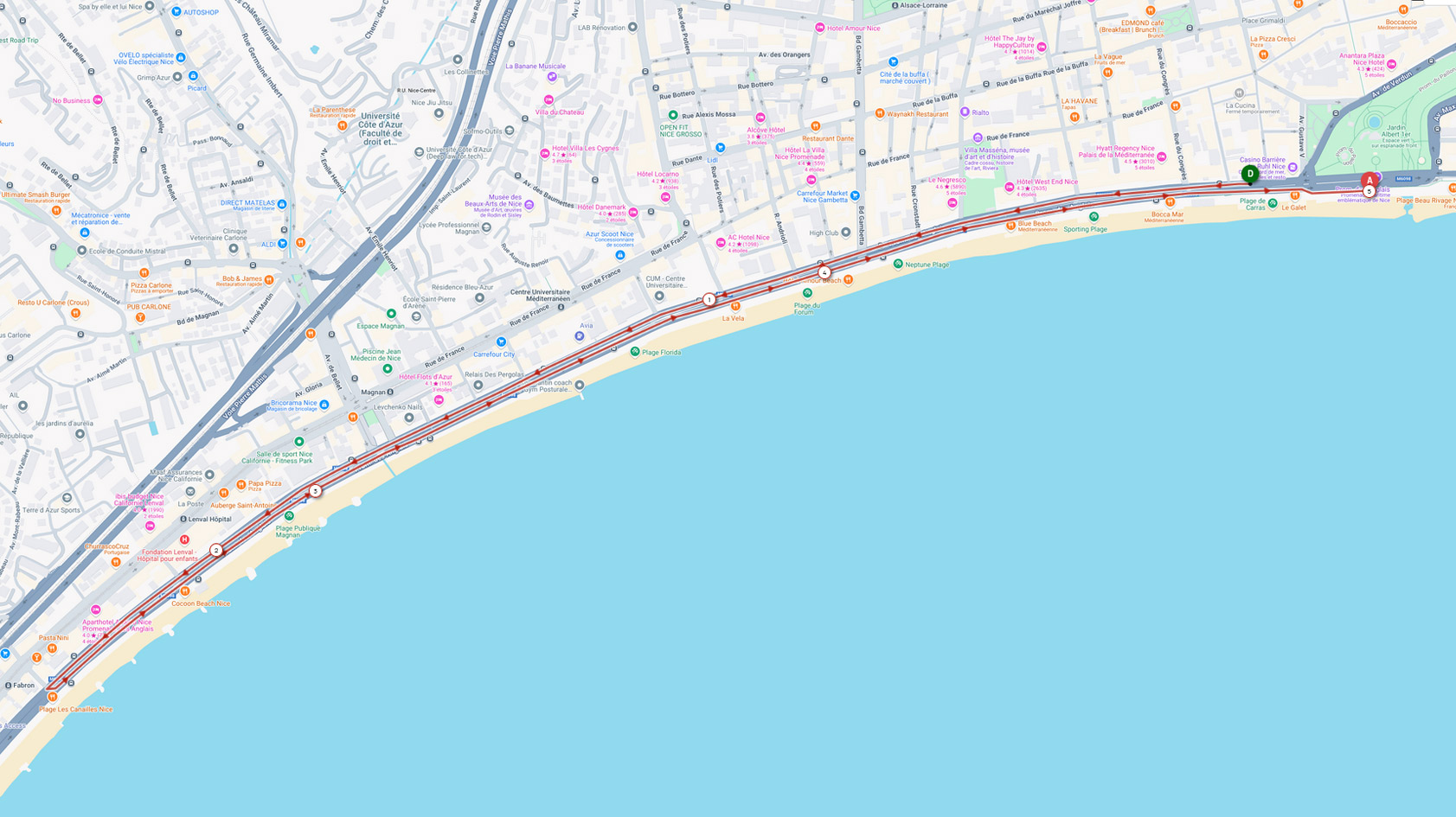 SMIN 2026 plan des parcours 5 KM